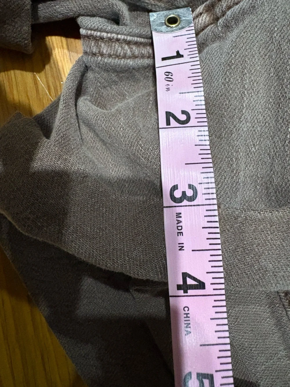 American Eagle Size 8 Brown Washed Utility Shorts Drawstring High Rise